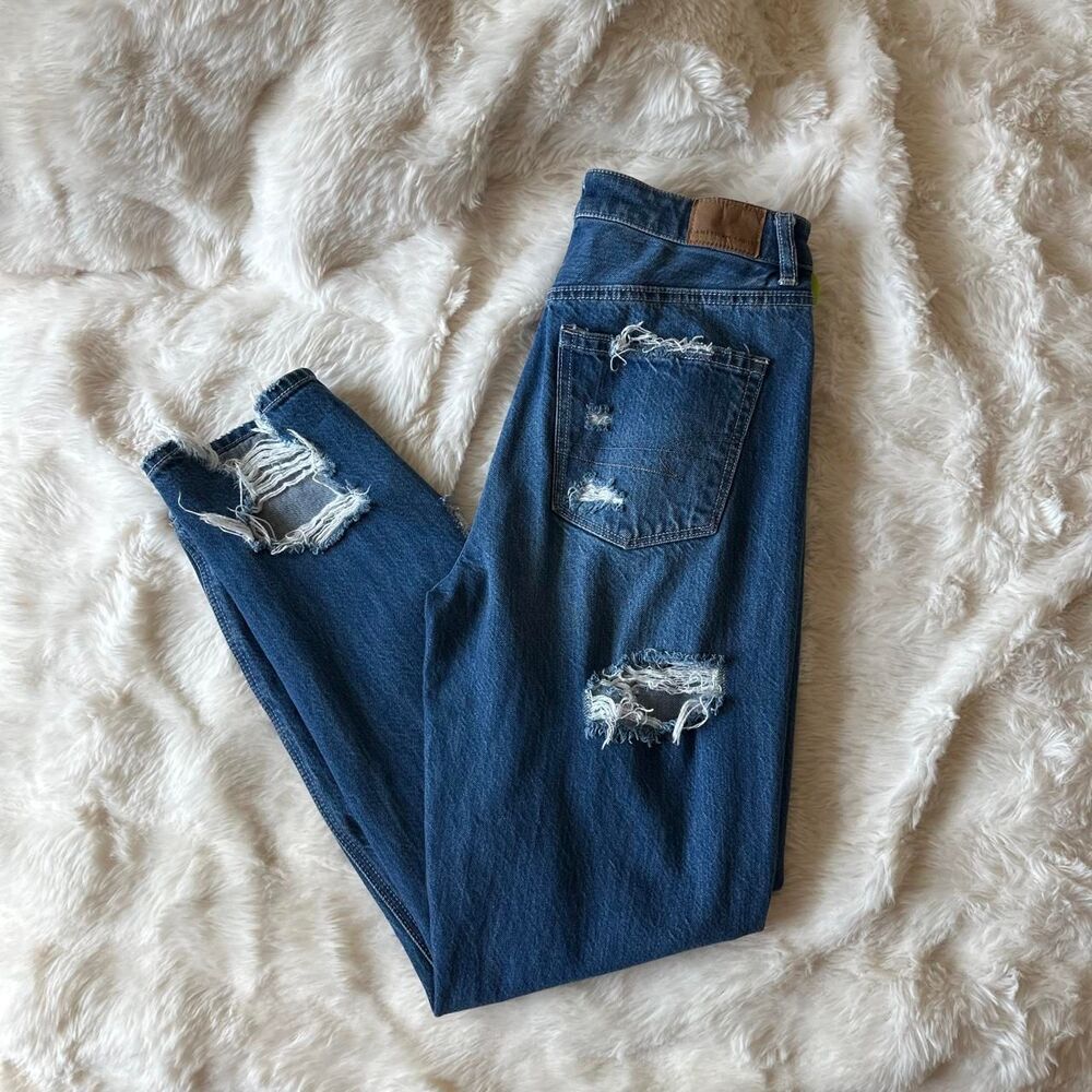 American-eagle Women's Blue and Navy Jeans